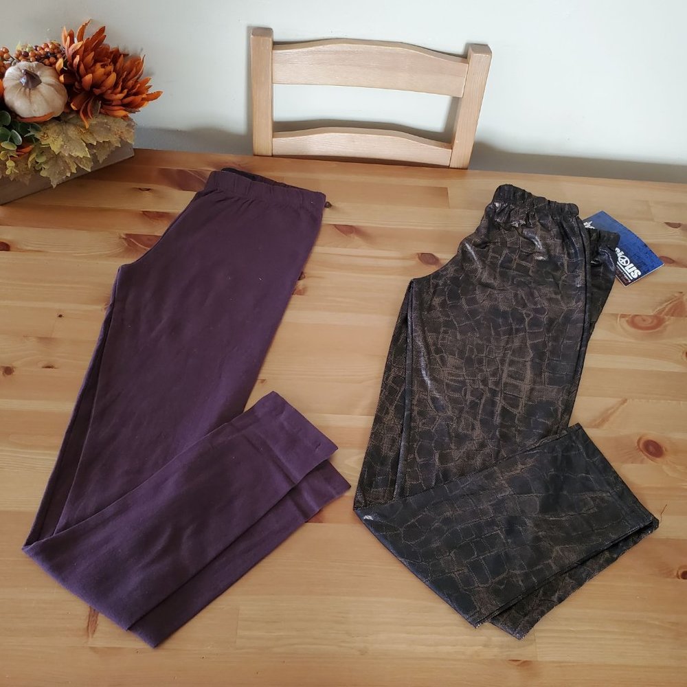 Denim Licious - Women's Leggings Size M 2 Pcs - Picture 5 of 5